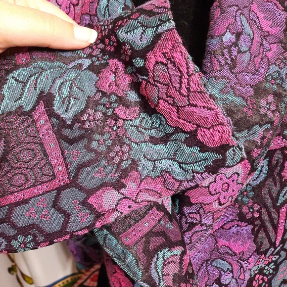 ~{BP Nordstrom}~ Vintage 80's floral print cropped blazer. - Picture 5 of 8